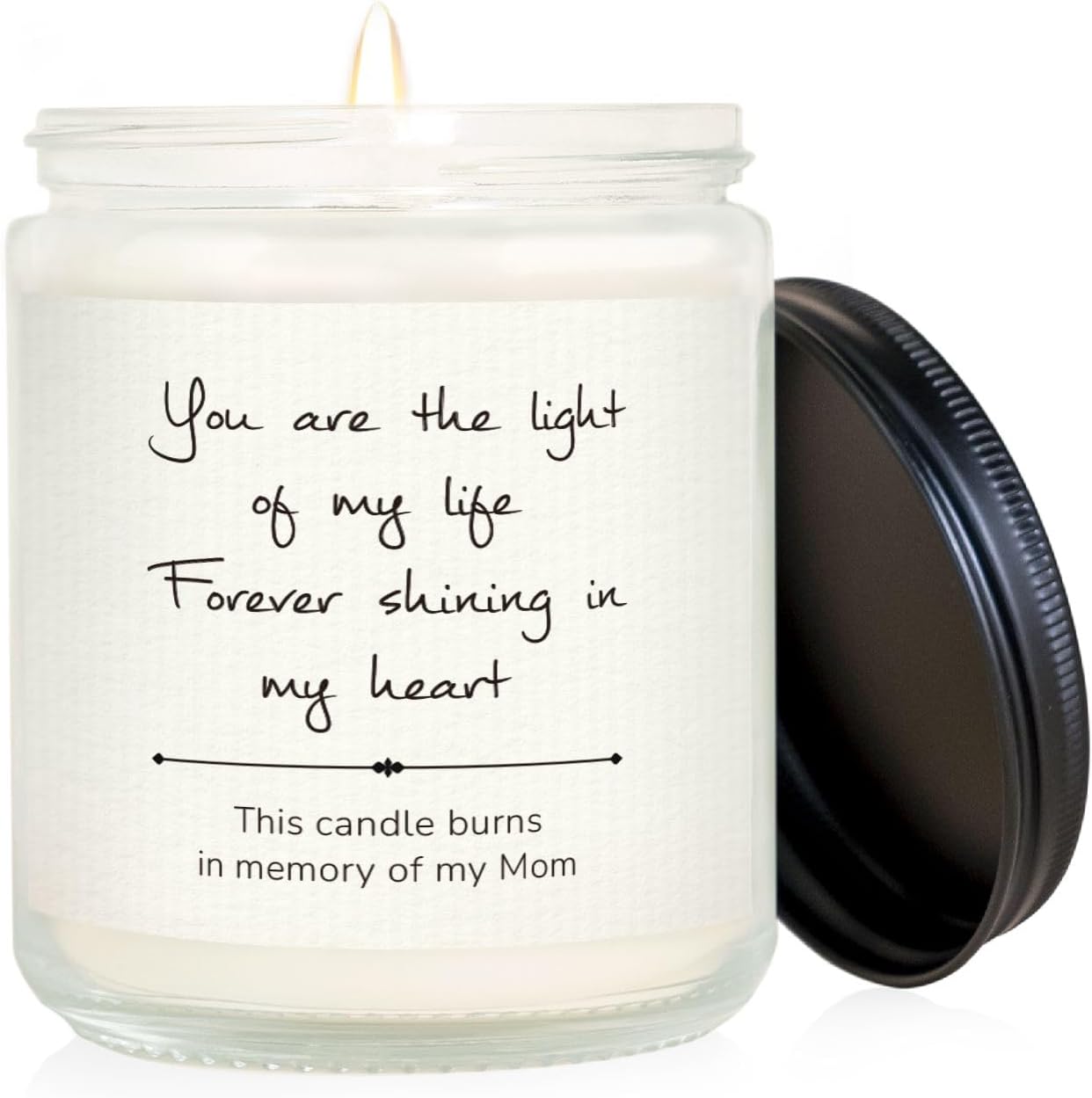 Memorial Candle Gifts- Sympathy Candle Loss of Mom Gifts,Bereavement Gifts for Loss of Mother, Condolence Gifts for Loss of Loved One,Remembrance Gifts