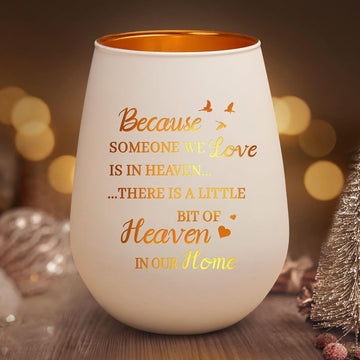 Memorial Gifts -Memorial Gifts for Loss of Loved One - Sympathy Gifts for Loss of Loved One, in Memory of Loved One Gifts, Memorial Candlestick(Without Candle)