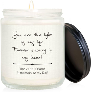 Memorial Candle Gifts- Sympathy Gift for Loss of Dad Gifts,Bereavement Gifts for Loss of Father, Condolence Gifts for Loss of Loved One,Remembrance Gifts