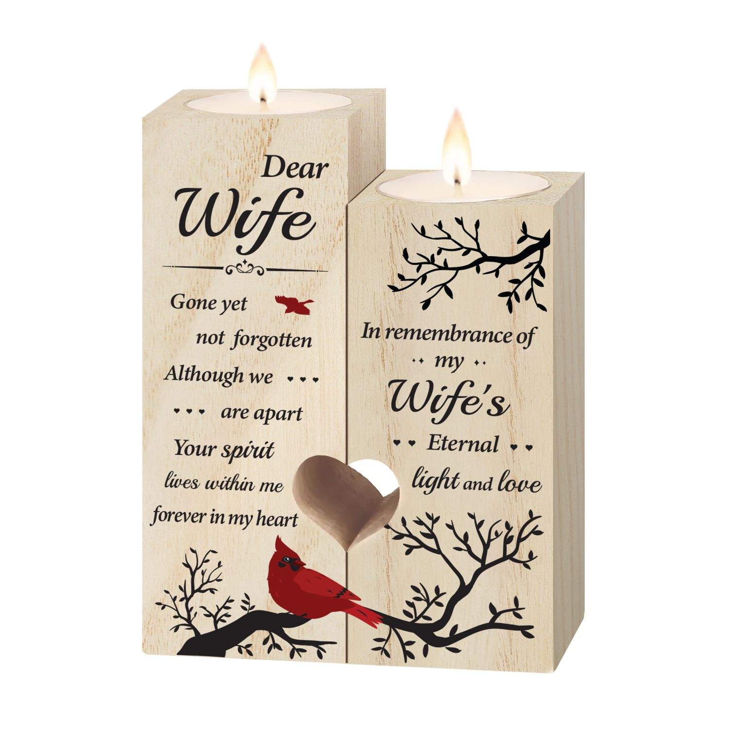 Memorial Gifts - Memorial Candle Gifts for Loss of Wife- Sympathy Gifts for Loss of Wife, Bereavement Gifts for Loss of Wife