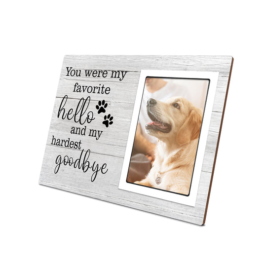 Dog Memorial Gifts for Loss of Dog, Pet Memorial gifts, Sympathy Gifts for Loss of Dog, Pet Remembrance Gift, Dog Picture Frame, Pet Loss Gifts 4x6 in Photo