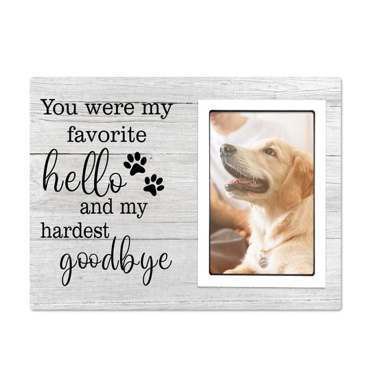 Dog Memorial Gifts for Loss of Dog, Pet Memorial gifts, Sympathy Gifts for Loss of Dog, Pet Remembrance Gift, Dog Picture Frame, Pet Loss Gifts 4x6 in Photo