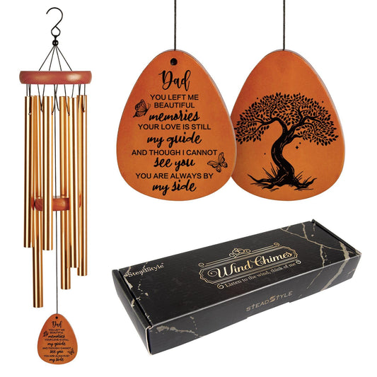 Memorial Gifts for Loss of Dad- Loss of Dad Sympathy Gifts, Sympathy Wind Chimes,Bereavement Gifts,in Memory of Father Gifts