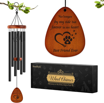 Dog Memorial Gifts for Loss of Dog, Pet Memorial Wind Chimes, Loss of Dog Sympathy Gift, Dog Remembrance Gift, Pet Loss Gifts