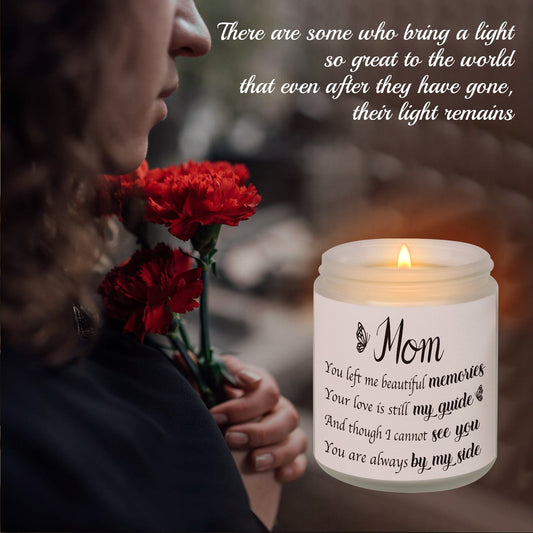 Lavender Scented Candles Unique Memorial Gifts for Loss of MOM