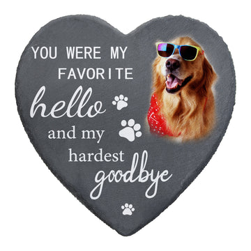 Personalized Pet Loss Gifts Dog/cat Memorial Gifts Photo Stone