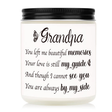 Bereavement Gifts for Grandpa Loss, Sympathy Candles for Grandpa