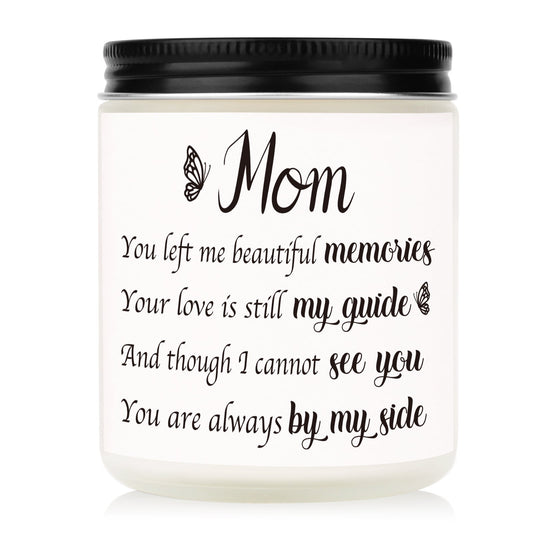 Lavender Scented Candles Unique Memorial Gifts for Loss of MOM