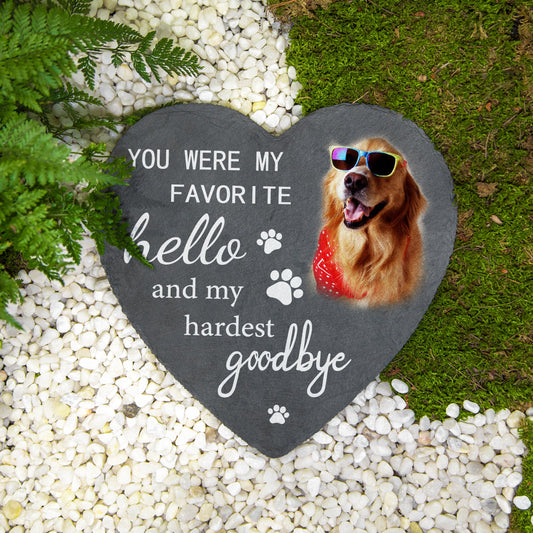 Personalized Pet Loss Gifts Dog/cat Memorial Gifts Photo Stone