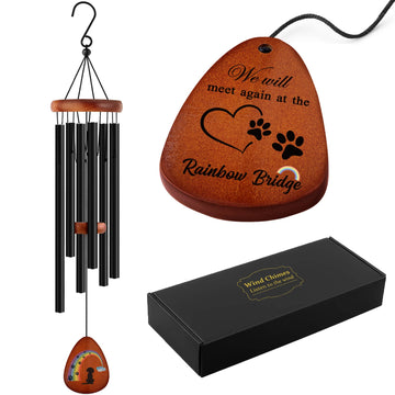 Unique Wind Chimes Pet Loss Memorial Gifts, Dog Sympathy Gift