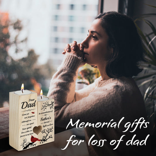 Memorial Candle Makes a Heartfelt Sympathy Gift for Loss of Father, Forever In My Heart