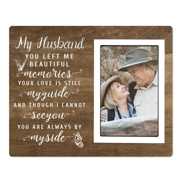 Memorial Picture Frames for Loss of Husband Photo Frames for Remembrance of Your Husband